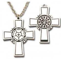 Small Pectoral Cross w/Luther's Seal