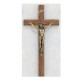 10" Walnut Crucifix w/Gold Corpus