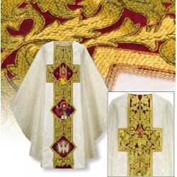 Handembr. chasuble with Trinity