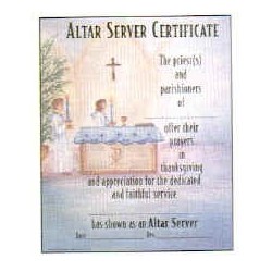 Altar Server Certificate