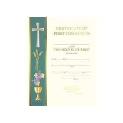 First Communion Certificate church