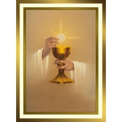 Golden Chalice Mass Card