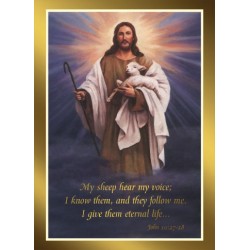 Eternal Life Mass Card