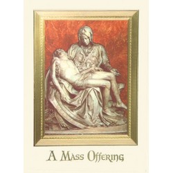 Pieta Mass Card