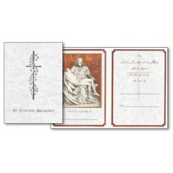 Pieta Mass Card