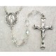 6mm Sterling Silver Crystal/April Rosary