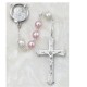6mm Pink Pearl Rosary