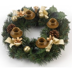 Advent Wreath (Pine Cone)