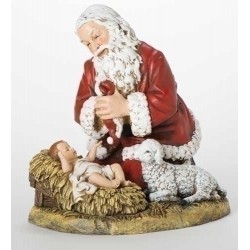 13" Kneeling Santa