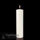 Christ Candle-White Ceremonial Pillar