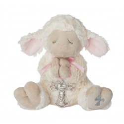 Serenity Lamb w/Crib Cross-Girl