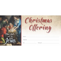 Christmas Old Masters Offering Envelope