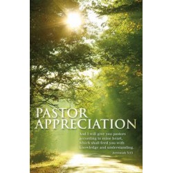 Pastor Appreciation Bulletin - Fuchs and Mateja Church Supply