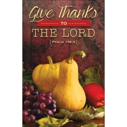 Thanksgiving Bulletin