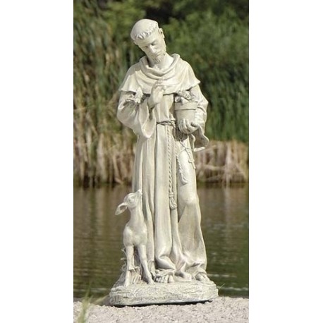 St. Francis w/Fawn Garden Statue