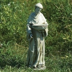 St. Francis Birdbath Garden Statue