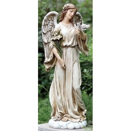 Angel w/Dove Garden Statue