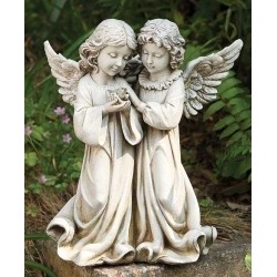 Angels w/Bird Garden Statue