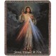 Divine Mercy Tapestry Throw