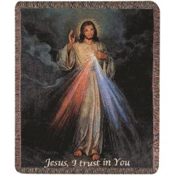Divine Mercy Tapestry Throw