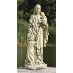 Jesus w/Children Garden Statue