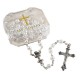 First Communion Rosary-White