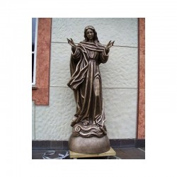 Our Lady of the Assumption with Globe-Cast Bronze