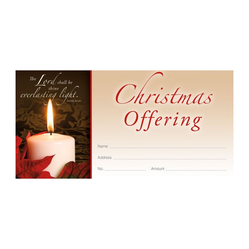 Christmas Offering Envelopes Fuchs and Mateja Church Supply