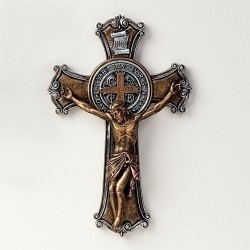 St. Benedict Two Tone Crucifix