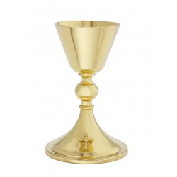 Gold Plated Chalice w/Paten