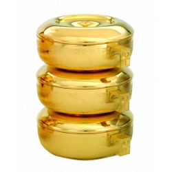 Gold Plated Triple Stacking Ciborias