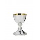Silver Plated Chalice with Cross