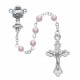 Pink Pearl Communion Rosary