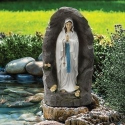 Our Lady of Lourdes Grotto Garden Statue