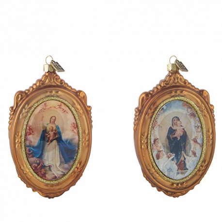 Madonna Portrait Ornament - Fuchs and Mateja Church Supply