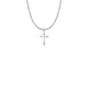 Sterling Silver Wheat Cross Necklace