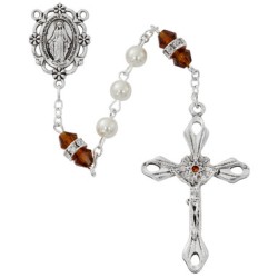 Pearl, Topaz Rosary