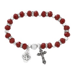 Red Holy Spirit Stretch Bracelet