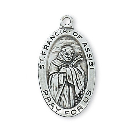St. Francis Sterling Silver Medal