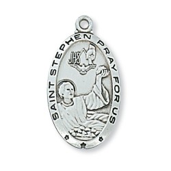 St. Stephen Sterling Silver Medal
