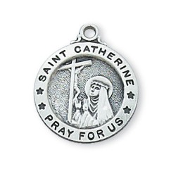 St. Catherine of Siena Sterling Silver Medal