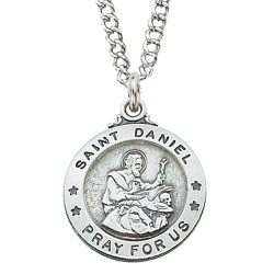 St. Daniel Sterling Silver Medal