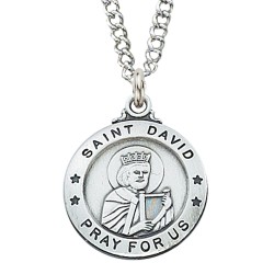 St. David Sterling Silver Medal
