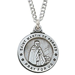 St. Martin DePorres Sterling Silver Medal