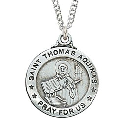 St. Thomas Aquinas Sterling Silver Medal