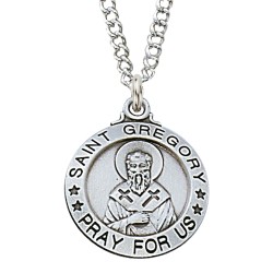 St. Gregory Sterling Silver Medal