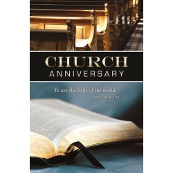 Church Anniversary Bulletin