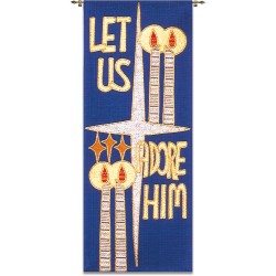 Let Us Adore Him Tapestry