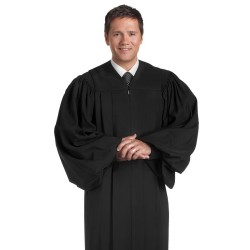 Plymouth Pulpit Robe-Black