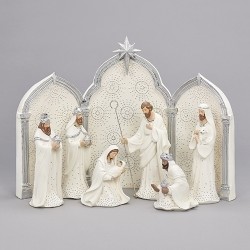 Nativity with Triptych Backdrop